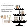 thumbnail image 4 of Easter Tiered Tray Decor, Easter Decoration Multi Purpose Colorful Poplar Wood  For Party, 4 of 8