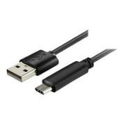Xtech XTC-510 - USB cable - 24 pin USB-C (M) reversible to USB (M) - USB 2.0 - 6 ft - black