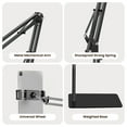 thumbnail image 3 of ETEPEHI Tablet Floor Stand: 360-degree Rotatable Metal Tablet Holder - Universal iPad Stand Compatible with iPhone iPad Pro Air Mini, Compatible for Samsung Tab, E-Readers, 3 of 6