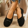 thumbnail image 2 of Xfvqtps Womens Casual Wedge Shoes Comfortable Slip on with Cushioned Insole Lightweight Breathable Solid Color Flats for Work Walking Daily Wear, 2 of 9