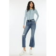 thumbnail image 4 of Kancan - Miley High-Rise Cropped Flare Jeans (26" Inseam) - KC20057D, 4 of 8