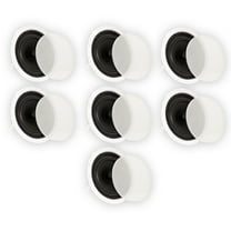 Theater Solutions TS80C In Ceiling 8" Speakers Surround Sound Home Theater 7 Speaker Set