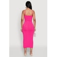 thumbnail image 4 of Womens Ribbed Knit Side Slit Cami Maxi Dress, 4 of 4