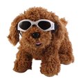 thumbnail image 3 of ZOUSSIQI Lunettes de Soleil Pliables pour Chien Chiot Protection UV (Blanc) CW1111027, 3 of 3