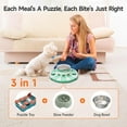 thumbnail image 2 of Dog Puzzle Toy 2 Levels, Slow Feeder, Dog Food Treat Feeding Toys for IQ Training, Dog Entertainment Toys for All Breeds 4.2 Inch Height, 2 of 12