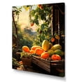 thumbnail image 2 of Designart "Pastoral Papaya Harvest In Orange" Fruits Canvas Wall Art, 2 of 7