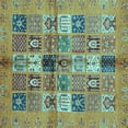 thumbnail image 1 of Ahgly Company Indoor Square Abstract Light Blue Modern Area Rugs, 5' Square, 1 of 4