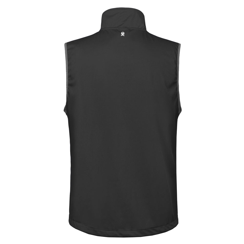 Little Donkey Andy Men's Lightweight Softshell Vest Windproof Sleeveless Jacket for Travel Hiking Running Golf Size L