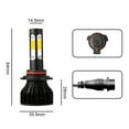 thumbnail image 4 of For GMC Acadia 2012-2019 LED Headlight High/Low Beam Bulbs 6000K Kit White US, 4 of 11