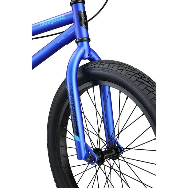 Mongoose Legion L20 Blue BMX Bike, 20-Inch Wheels, Hi-Ten
