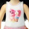 thumbnail image 3 of Barbie Club Chelsea Doll with Kitten & Ice Cream Themed Outfit, 3 of 5