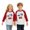 Red, variant on Ruyang Boys Girls Cotton Long Sleeve Shirts Cartoon Print Color Block Casual Tops Kids Classic Crewneck Tees Fall Winter Outfits