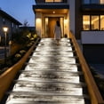 thumbnail image 6 of Bklubk Solar Powered LED Step Light Outdoor Motion Sensor Waterproof Stair Light Wall Mount Railing For Garden Patio Porch Yard Balco, 6 of 6
