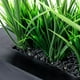 thumbnail image 4 of Plantas de césped verde artificial en maceta de madera de 35 cm, 4 of 7