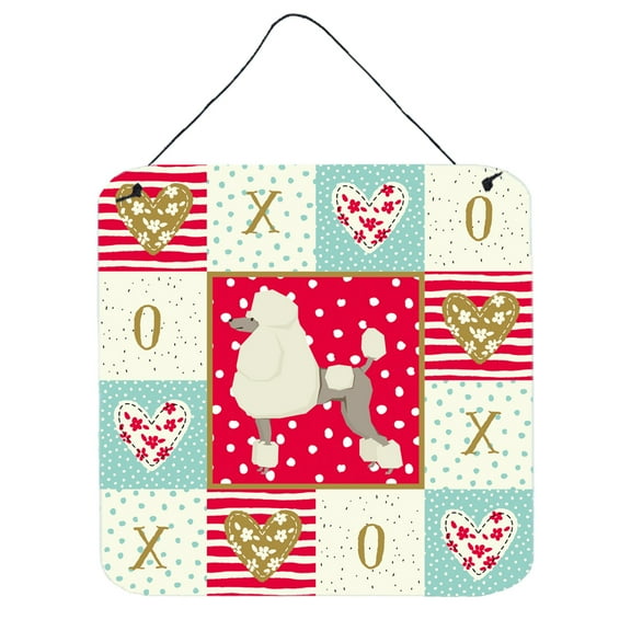 Poodle Love Wall or Door Hanging Prints