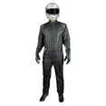 thumbnail image 2 of K1 20-GT2-NV-L GT2 SFI 3.2a/5 Full Auto Racing Suit 2-Layer Black Green Large 56, 2 of 10