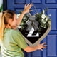 thumbnail image 3 of Guirnalda de 26 letras en forma de corazón con el apellido A Z para colgar en la puerta de entrada Guirnalda de primavera para colgar en la puerta de entrada, 3 of 3