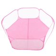thumbnail image 1 of Parc pour Petits Animaux Portable Transparent Cage pour Chiot Chat Lapin pour Extérieur Rose, 1 of 5