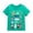Green, variant on YTDSCS Kids Baby Summer T-Shirt Tees for Boys,Toddler Short-Sleeve Shirt Top Casual Cute Pullover Comfortable Cotton Cute Cartoon Base Shirt,Size 2-8Years