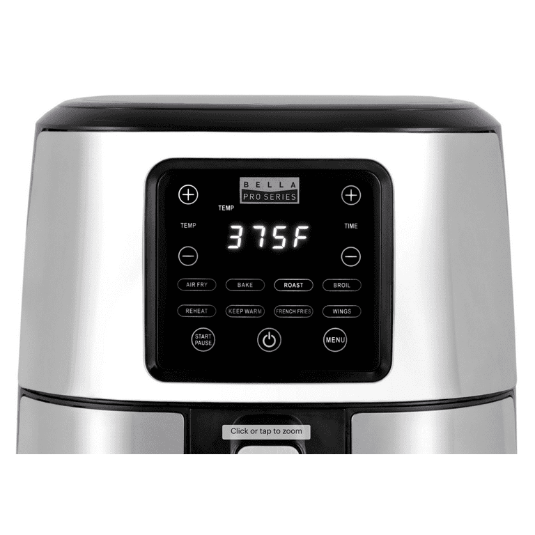 Bella Pro Series - 4.2-qt. Digital Air Fryer with Stainless Steel Finish -  Stainless Steel 