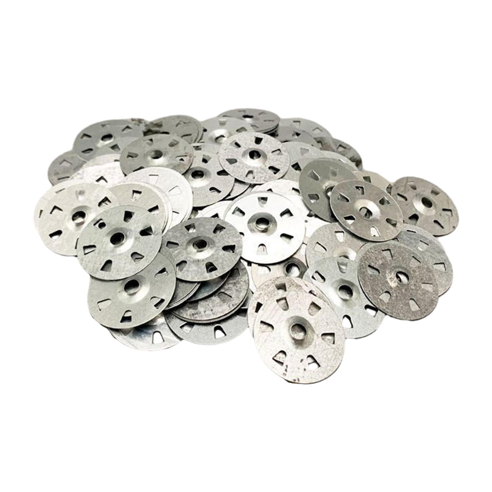 Zxpjkyu 200 Pieces Flat Washers for Screws and Nail, Load Spreading Washer, Flat Washers Six Hole