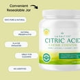 thumbnail image 2 of Tarro de 2,27 kg de ácido cítrico LA SALT CO, 100% puro, apto para uso alimentario USP, 2 of 8