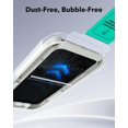 thumbnail image 4 of baomifa-3 Pack for iPhone 16 Plus/iPhone 15 Plus Screen Protector, Military Grade Shatterproof, 9H Hardness, Full Coverage Tempered Glass with UltraFit Tray, 4 of 4