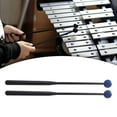 thumbnail image 6 of 2x Percussion Xylophone Mallets Drum Mallet, Multifunctional Musical Drumstick, 12'' Rubber Mallet Percussion for Meditation blue, 6 of 8