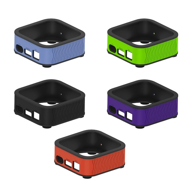 maskred Protective Case Dustproof Set-top Box Sleeve Anti-skidding Cover Waterproof Shockproof Protector Silicone Shell Box Purple