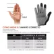 thumbnail image 4 of Guantes De Bicicleta Transpirables Con Pantalla Táctil Touch, 4 of 8