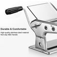 Qhomic Homemade Pasta Maker Machine, Manual Hand Press with 7