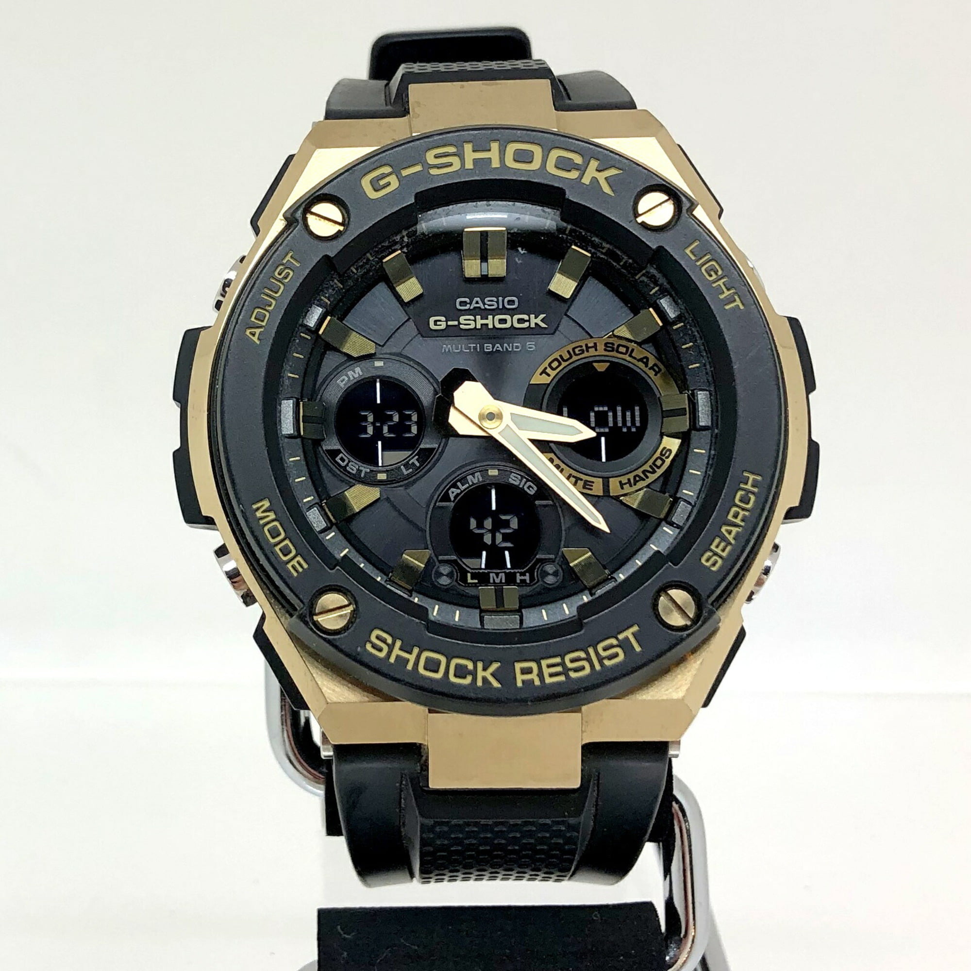 Authenticated Used G-SHOCK CASIO Casio watch GST-W100G-1A G-STEEL G ...