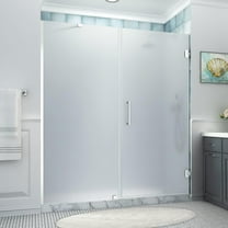 Aston Sdr965fruw-713780 Belmore Xl 80" High X 71" Wide Hinged Frameless Shower Door -