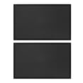 thumbnail image 1 of Uxcell 2-Pack Parche en Blanco de Bandera Negra Sólida, Parches Rectangulares de 3.1" x 2" Color Puro para Banderas de DIY para Ropa, 1 of 6