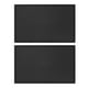 thumbnail image 1 of Uxcell 2-Pack Parche en Blanco de Bandera Negra Sólida, Parches Rectangulares de 3.1" x 2" Color Puro para Banderas de DIY para Ropa, 1 of 6