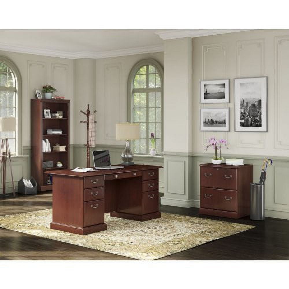 Bush Business Furniture Arlington Lateral File Cabinet in Harvest Cherry