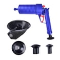 thumbnail image 1 of Advancent Desatascador de tuberías, herramienta de limpieza de tuberías de presión de aire segura, desagües de suelo de plástico portátiles, émbolo Accesorios de baño Advancent HA017119-00, 1 of 6