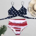 thumbnail image 2 of Maillot de Bain Deux Pièces Solide et Sexy Triangle Bikini pour Femme, 2 of 7