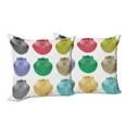 thumbnail image 6 of Ambesonne Colorful Throw Pillow Cover 2 Pack, Seashells Composition, 20", Multicolor, 6 of 6