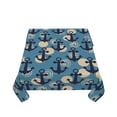 thumbnail image 5 of Wukai Anchors Waterproof Tablecloth for Kitchen Dining, Fits Square Tables for 2-4 Seats -54"x54", 5 of 7