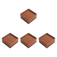 thumbnail image 2 of 4 elevadores de cama para muebles, almohadillas para pies de lavadora, fácil instalación Marrón 78x78x4cm, 2 of 9