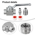 thumbnail image 4 of High Pressure Ball Valve Pressure Washer Shutoff Valve Hose 3/8 Quick Disconnect, 4 of 10