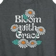 thumbnail image 3 of Instant Message - Bloom With Grace - Women's Racerback Tank Top, 3 of 6