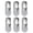 6Gray, variant on Ultra Thin No Show Socks Men, Breathable Mesh Ankle Design, Silicone Heel Grip for Running and Office, 6 Pairs