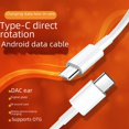 thumbnail image 1 of Línea de datos de carga inversa para teléfono móvil, computadora, transmisión de datos OTG, macho a macho MicroUSB de tipo C a Android, 1 of 4