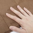 thumbnail image 6 of Unique Bargains 2 Pcs Memory Foam Bathroom Mat Non Slip Soft Bath Mats Rugs Machine Washable Brown 40x60cm+50x120cm, 6 of 6