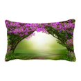 thumbnail image 1 of EREHome Magic forest with road Beautiful spring landscape Pillow Case Pillow Cover Cushion Cover 20x30 Inch, 1 of 1