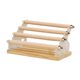 thumbnail image 2 of Expositor de anillos, joyero portátil, base de madera, soporte para anillos desmontable Terciopelo beige, 2 of 9