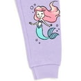 thumbnail image 2 of Disney Princess Rapunzel Jasmine Aurora Toddler Girls Fleece Sweatshirt and Pants Set Purple 5T, 2 of 5