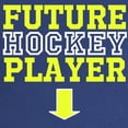 thumbnail image 2 of CafePress - Future Hockey Player Maternity Dark Tee - Maternity Dark T-Shirt, 2 of 3